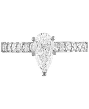image of Diamond Pear Engagement Ring (1 ct. t.w.) in 14k White Gold