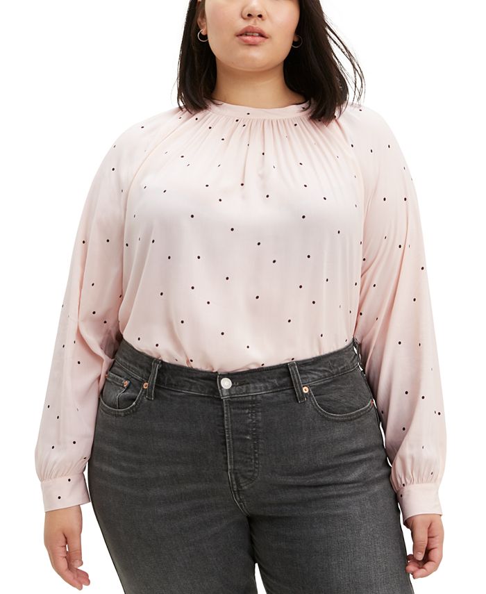 macys plus size levi's