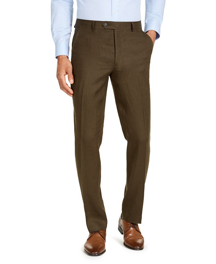 Tommy Hilfiger Men's Modern Fit Linen Suit Separate Pants - Macy's