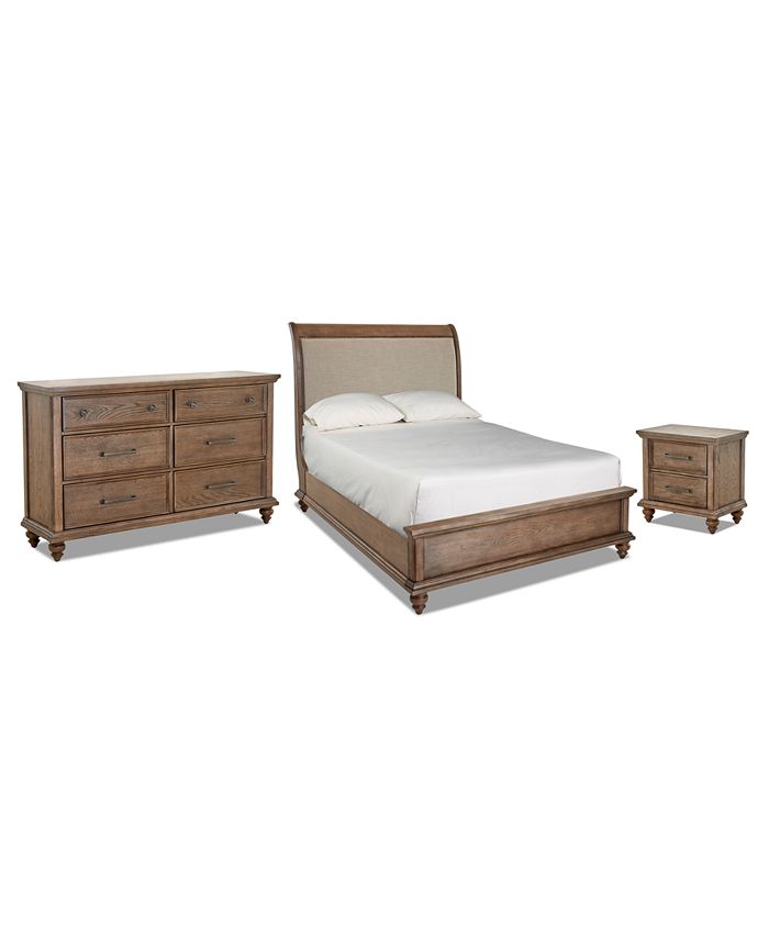 Klaussner Richmond Bedroom Furniture, 3Pc. Set (King Bed, Nightstand