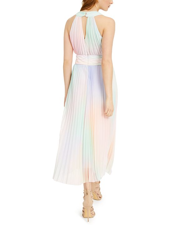 GUESS Hind Pleated Maxi Dress & Reviews - Dresses - Women - Macy's