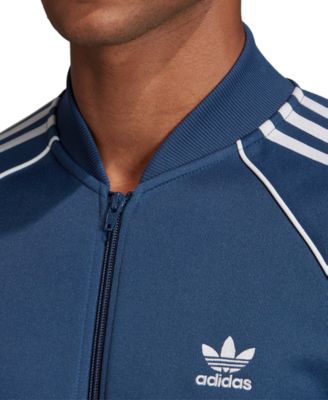 adidas superstar track jacket blue