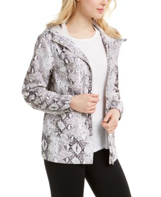 Ideology - Snake-Print Hooded Jacket