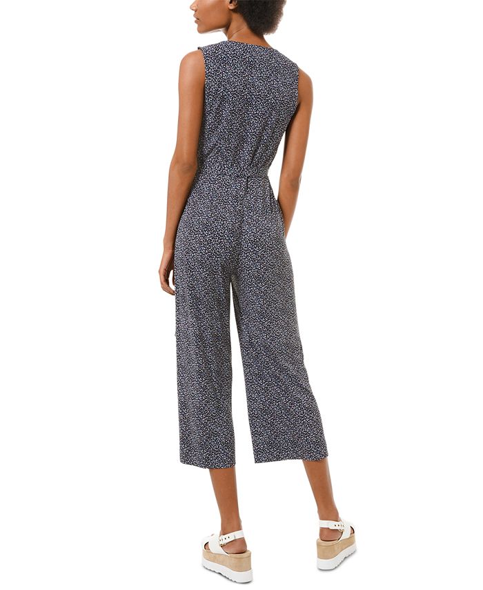 Michael Kors Printed Belted Jumpsuit & Reviews - Pants & Capris - Women -  Macy's