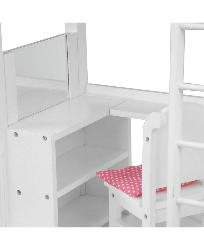 Olivia's Little World Little Princess College Dorm Double Bunk Desk