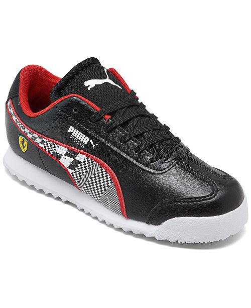 Puma Little Boys Scuderia Ferrari Roma Casual Sneakers From Finish