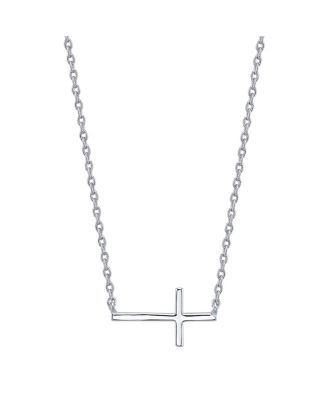 east west cross necklace