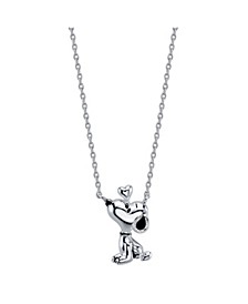 Unwritten Snoopy Necklace in Silver Plate