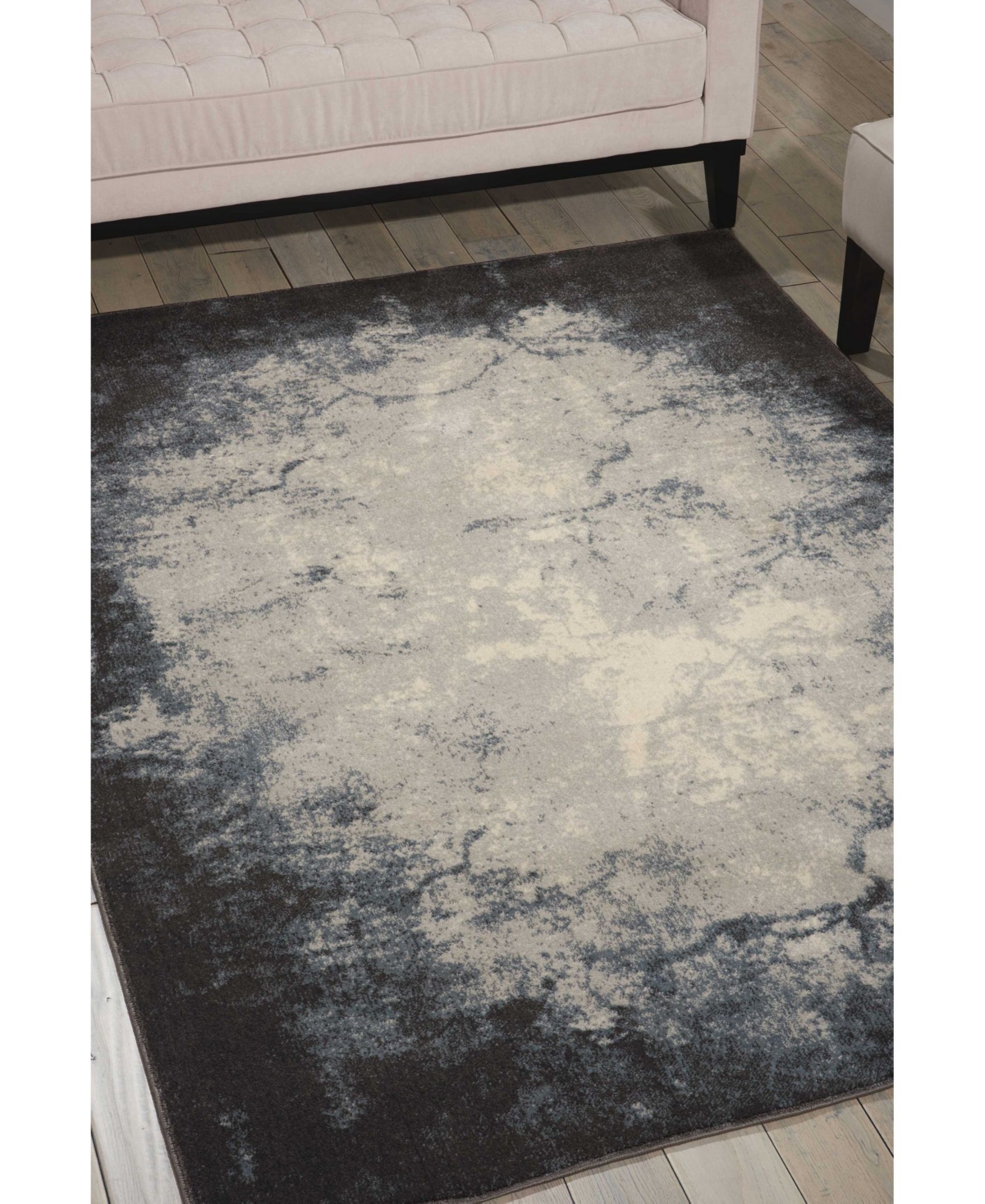 Long Street Looms Samuel SAM01 Ivory 9'3" x 12'9" Area Rug