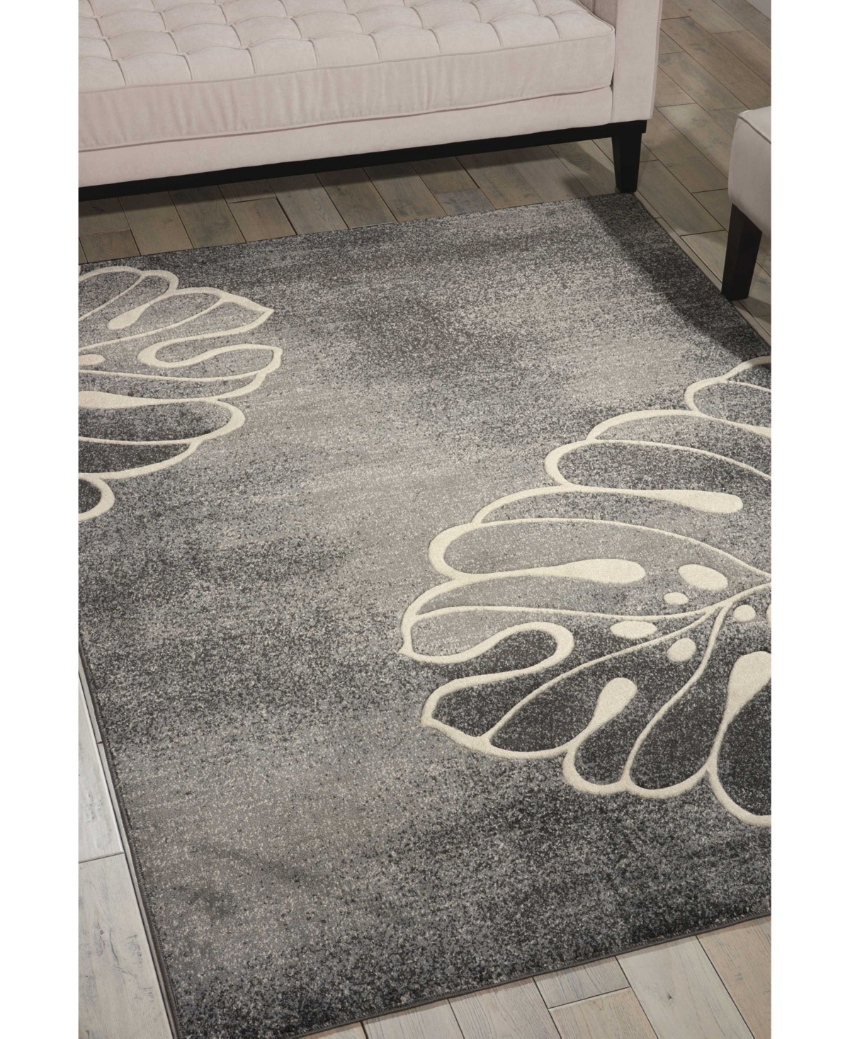 Long Street Looms Samuel SAM04 Gray 9'3" x 12'9" Area Rug