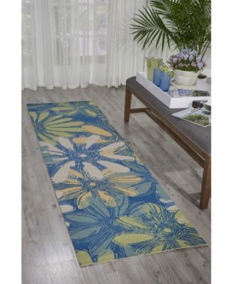 Backyard BAC022 2'3" x 8' Runner Rug