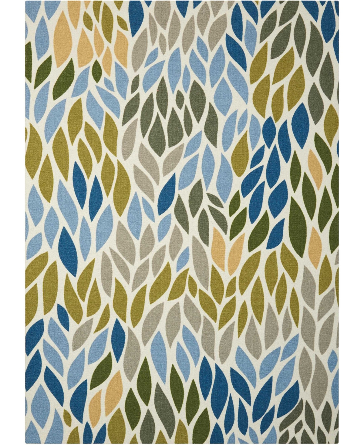 Long Street Looms Backyard BAC094 Multi 7'9in x 10'10in Outdoor Area Rug - Multicolor