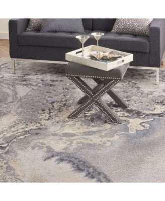 Samuel SAM08 Gray 7'10" x 10'6" Area Rug