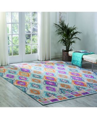 Zeal ZEA02 Multi 8' x 10' Area Rug