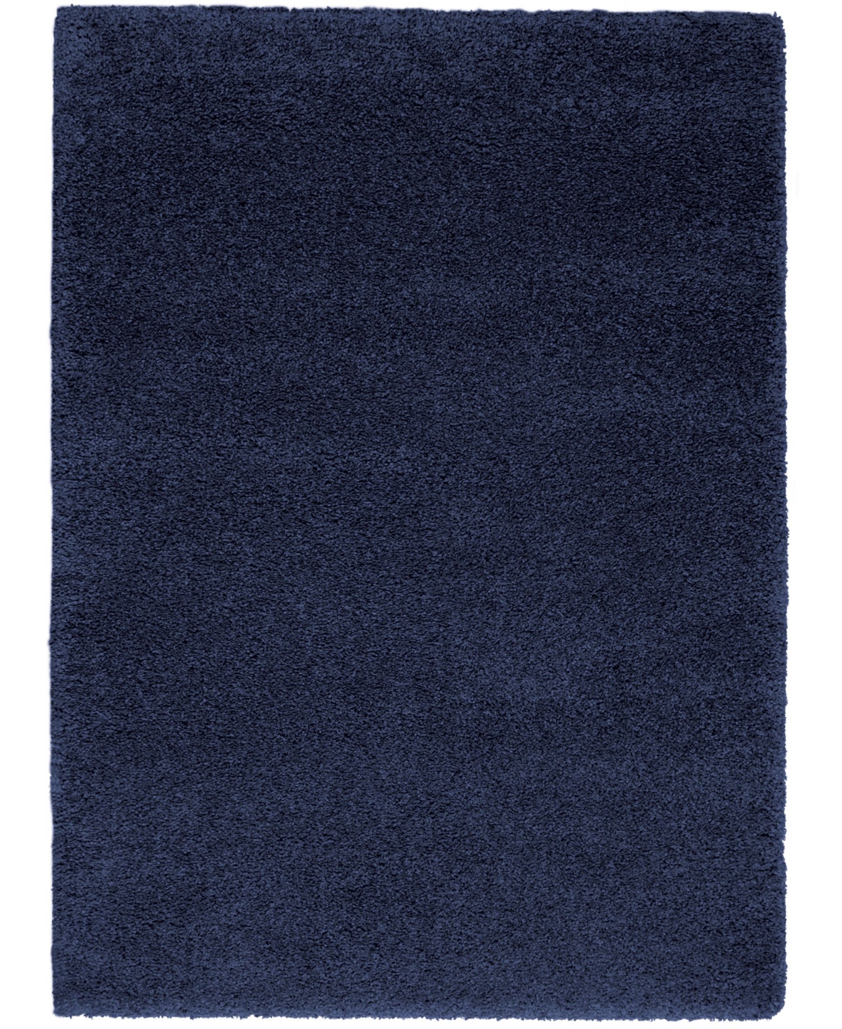 Long Street Looms Cali Shag CAL01 Navy 5'3" x 7'3" Area Rug - Navy