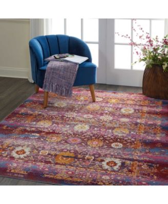 Era Tabriz ERA03 Red, Multi 4' x 6' Area Rug