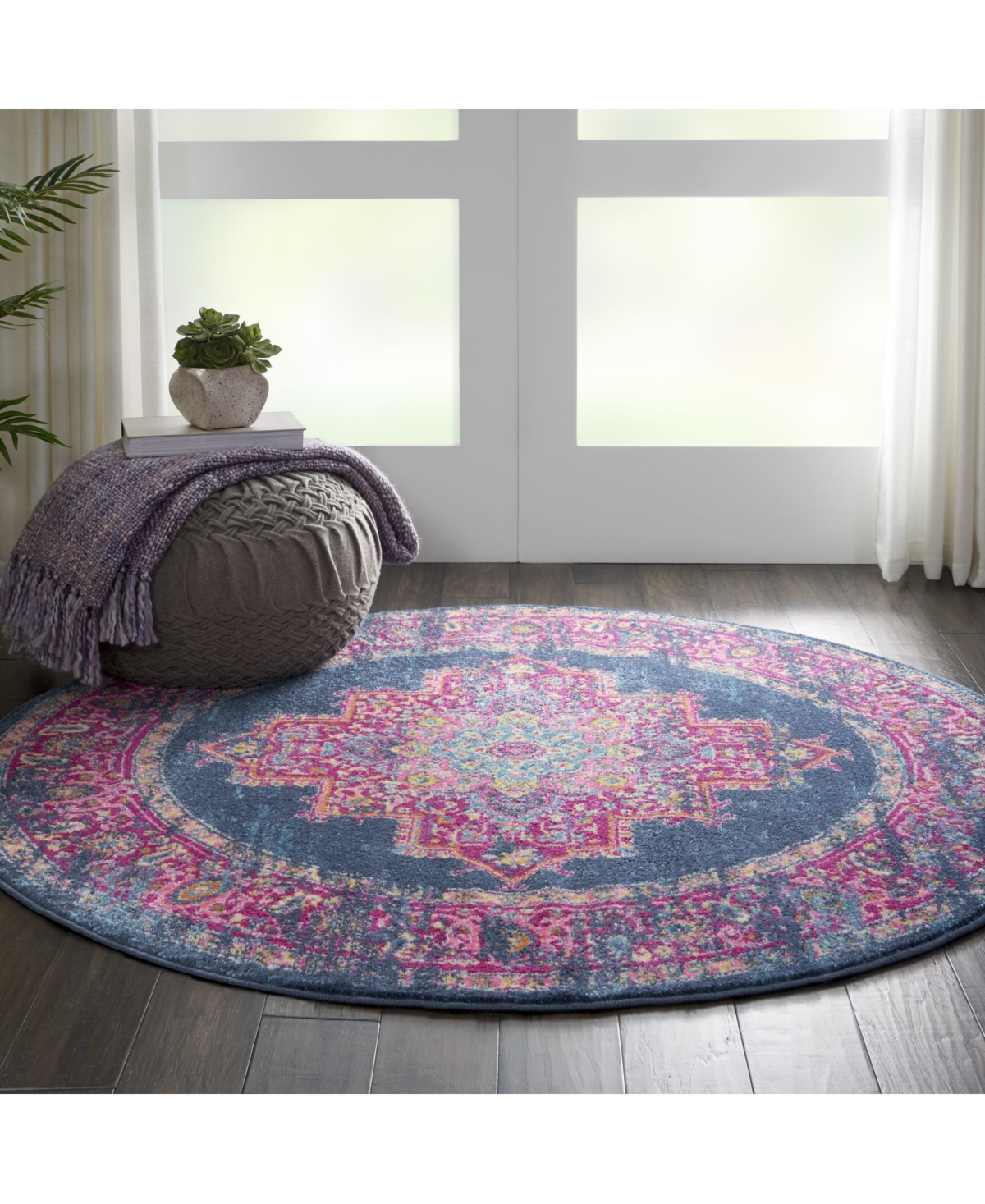 Long Street Looms Zeal ZEA03 4' Round Area Rug