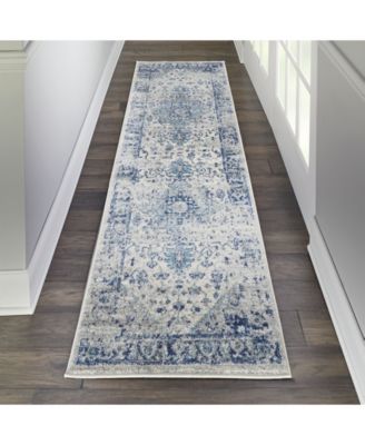 Tranquil TRA06 2'3" x 7'3" Runner Rug