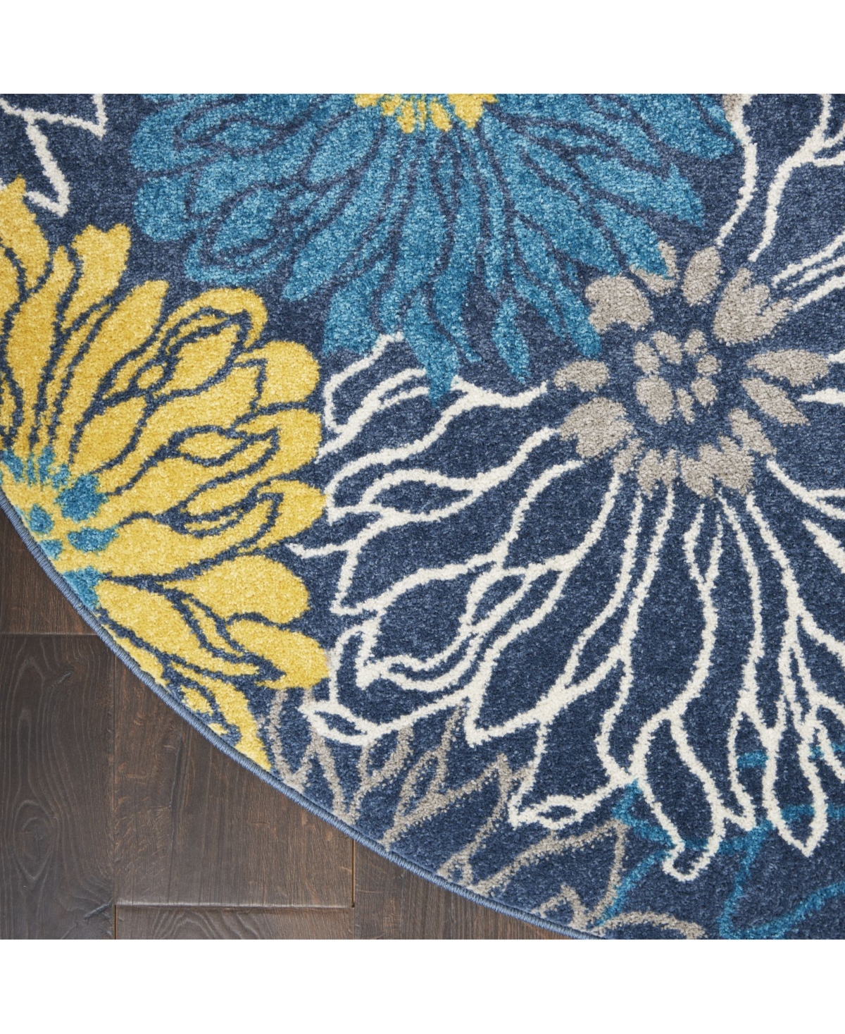 Long Street Looms Zeal ZEA17 5'3" Round Area Rug
