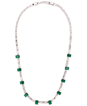 image of Grace Kelly Collection Rhodium Plated Columbian Necklace