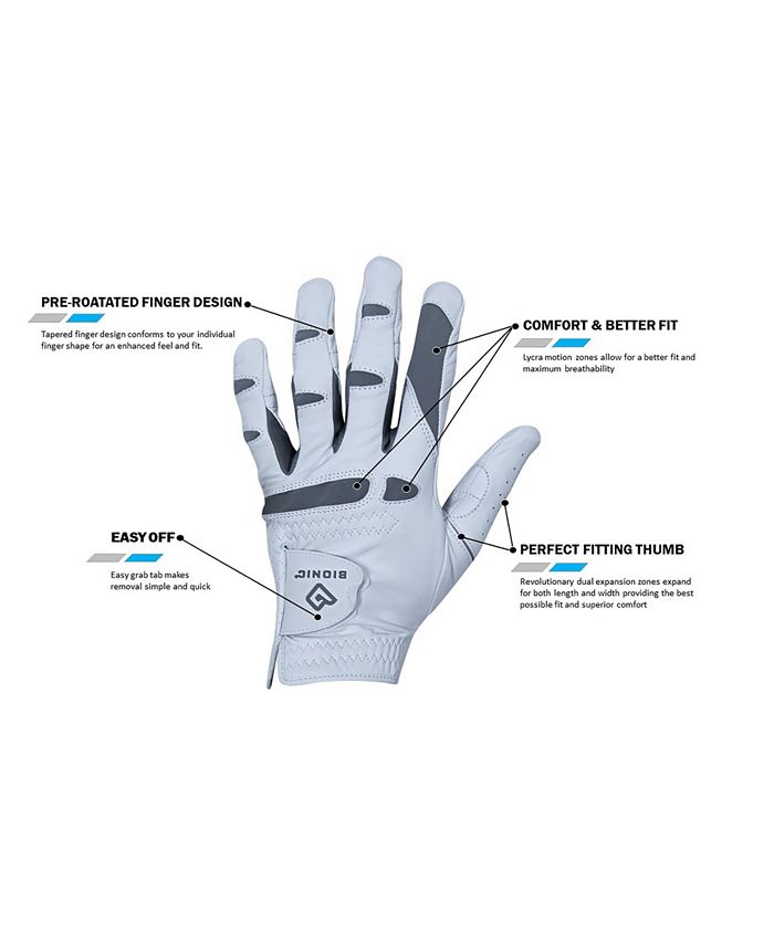 Bionic Gloves Men's Performance Grip Pro Golf Glove Left Hand Macy's