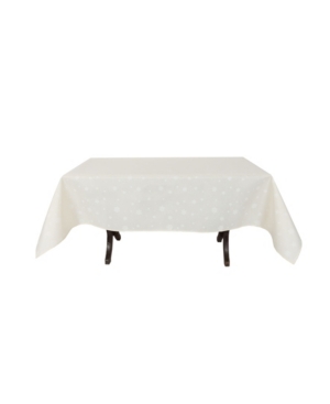 Manor Luxe Starry Snowflakes Christmas Tablecloth