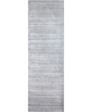 Bb Rugs Forge M144 2'6" X 10' Runner Rug In Silver