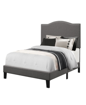 Shop Hillsdale Kiley Upholstered Low Profile Bed In Slate