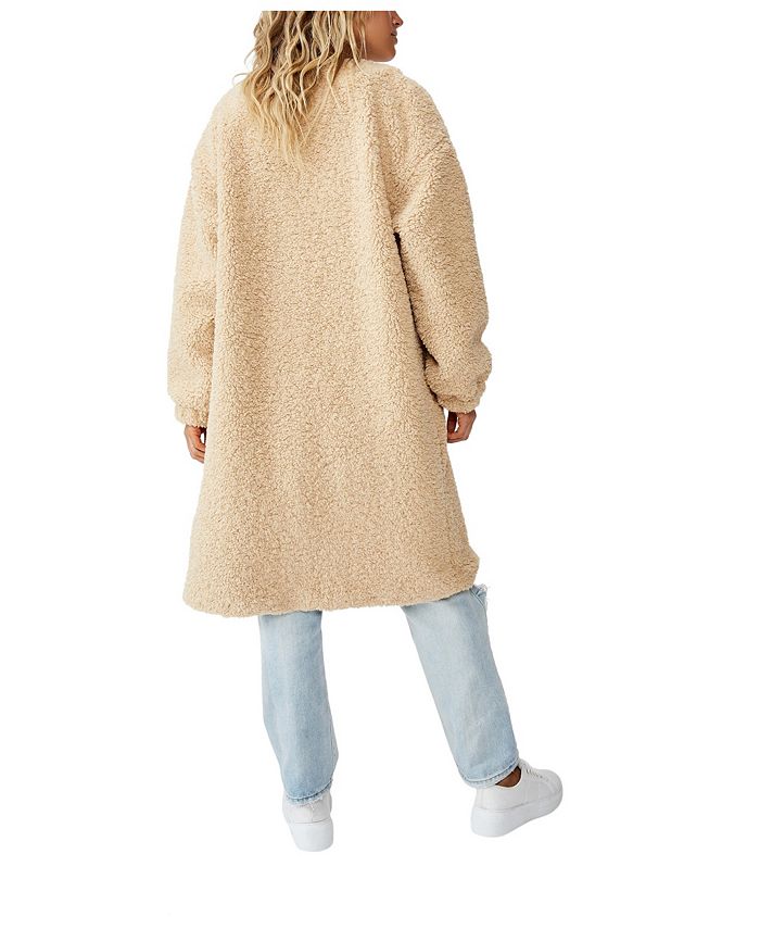 COTTON ON Teddy Longline Coat Macy's