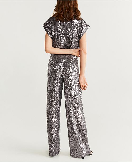 MANGO Sequins Jumpsuit & Reviews Women Macy's