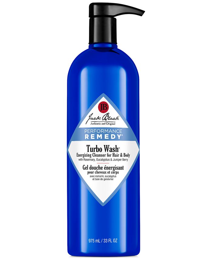 Jack Black - Turbo Wash&reg; Energizing Cleanser for Hair & Body with Rosemary, Eucalyptus & Juniper Berry, 33 oz