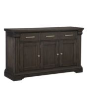 Dark brown buffet shop cabinet