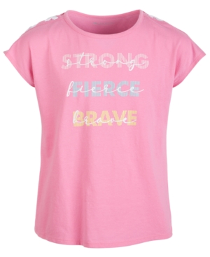 Ideology Big Girls Lace-Up Graphic T-Shirt Created for Macy's