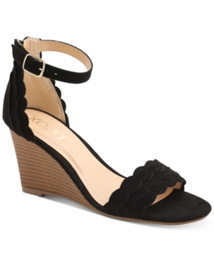 image of Xoxo Magenta Wedge Sandals Women-s Shoes