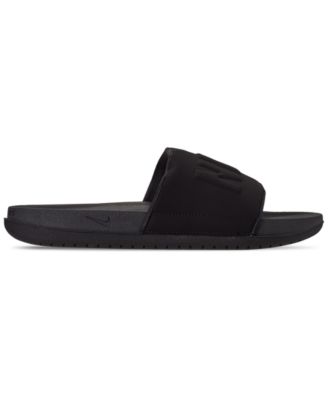 nike offcourt slides black