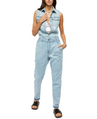 cotton jumpsuit shorts