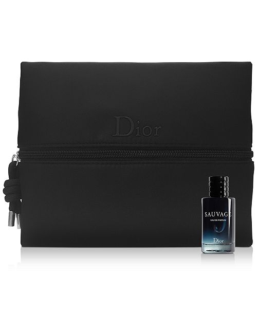 Dior Receive A Complimentary Dior Men S Pouch And Sauvage Eau De Parfum Mini Deluxe With Any 150 Dior Men S Fragrance Purchase Reviews All Perfume Beauty Macy S