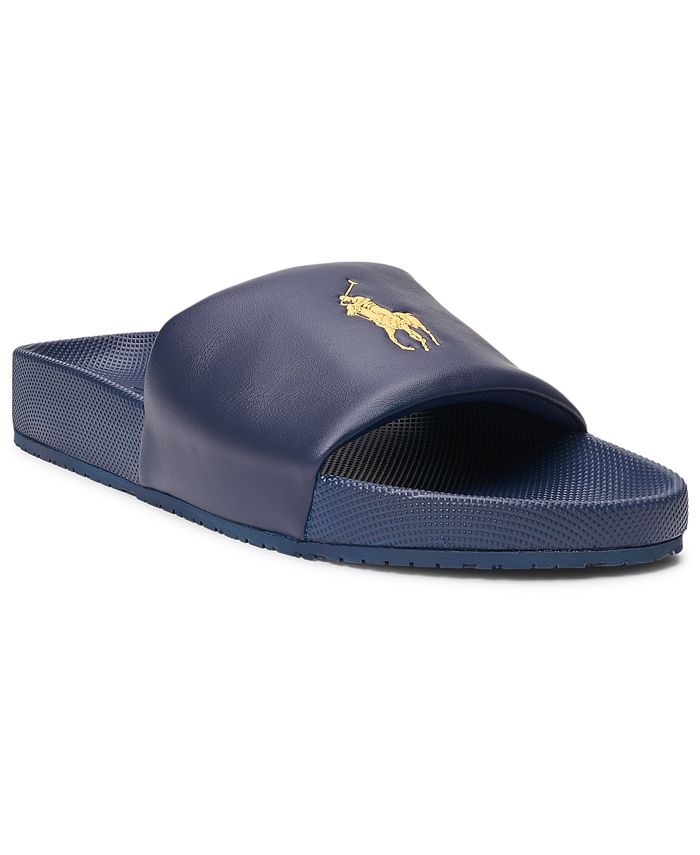 Polo Ralph Lauren Men's Cayson Pony Slide Sandal - Macy's