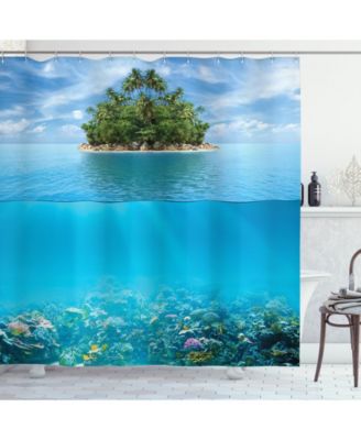 tropical shower curtains