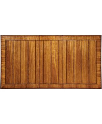 Furniture of America Kasparan Solid Wood Rectangular Dining Table with Leaf