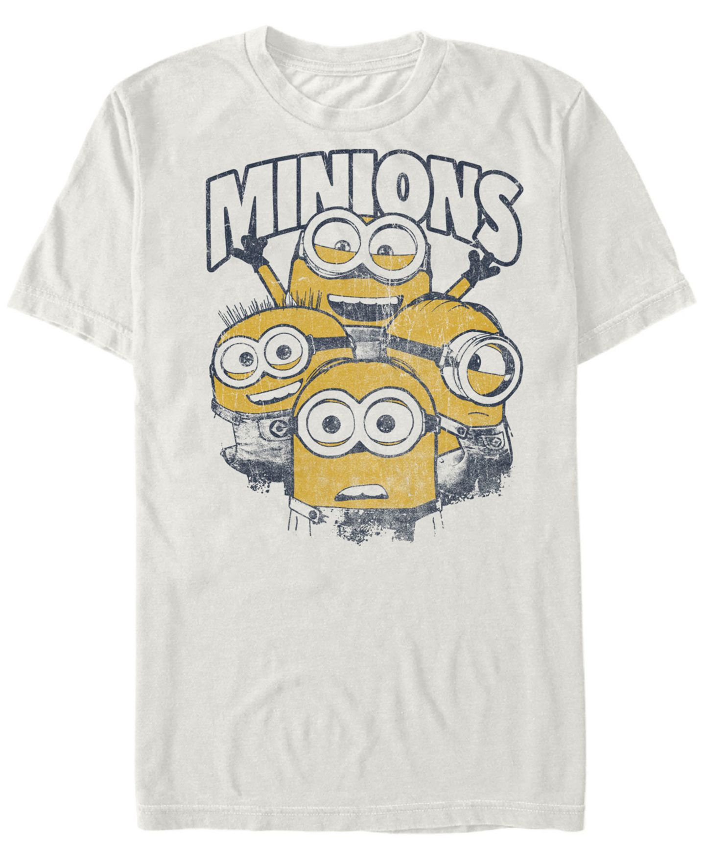 Мужская футболка Fifth Sun Minions Group Short Sleeve, цвет: Натуральный — фото 1
