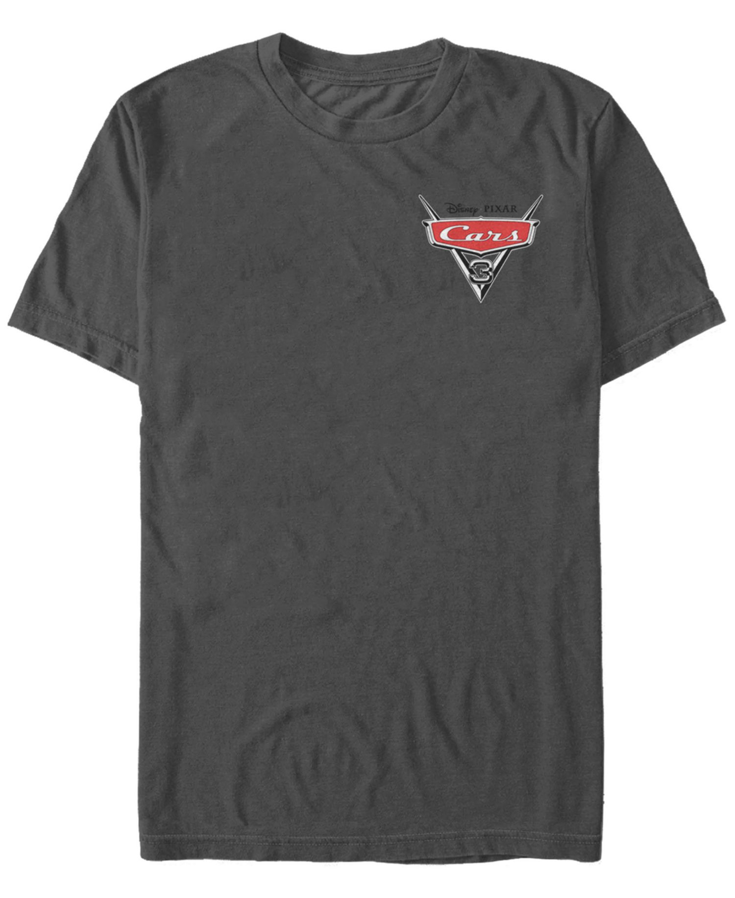 Pixar-Cars 3 Men's Movie Title Logo Short Sleeve T-Shirt