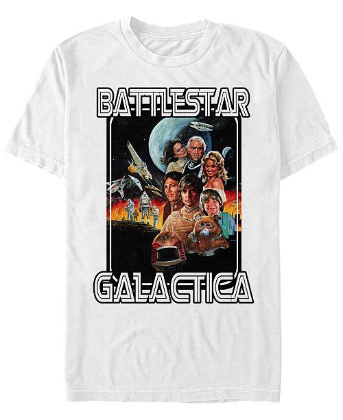 Fifth Sun Battlestar Galactica Men S Classic Retro Poster Short