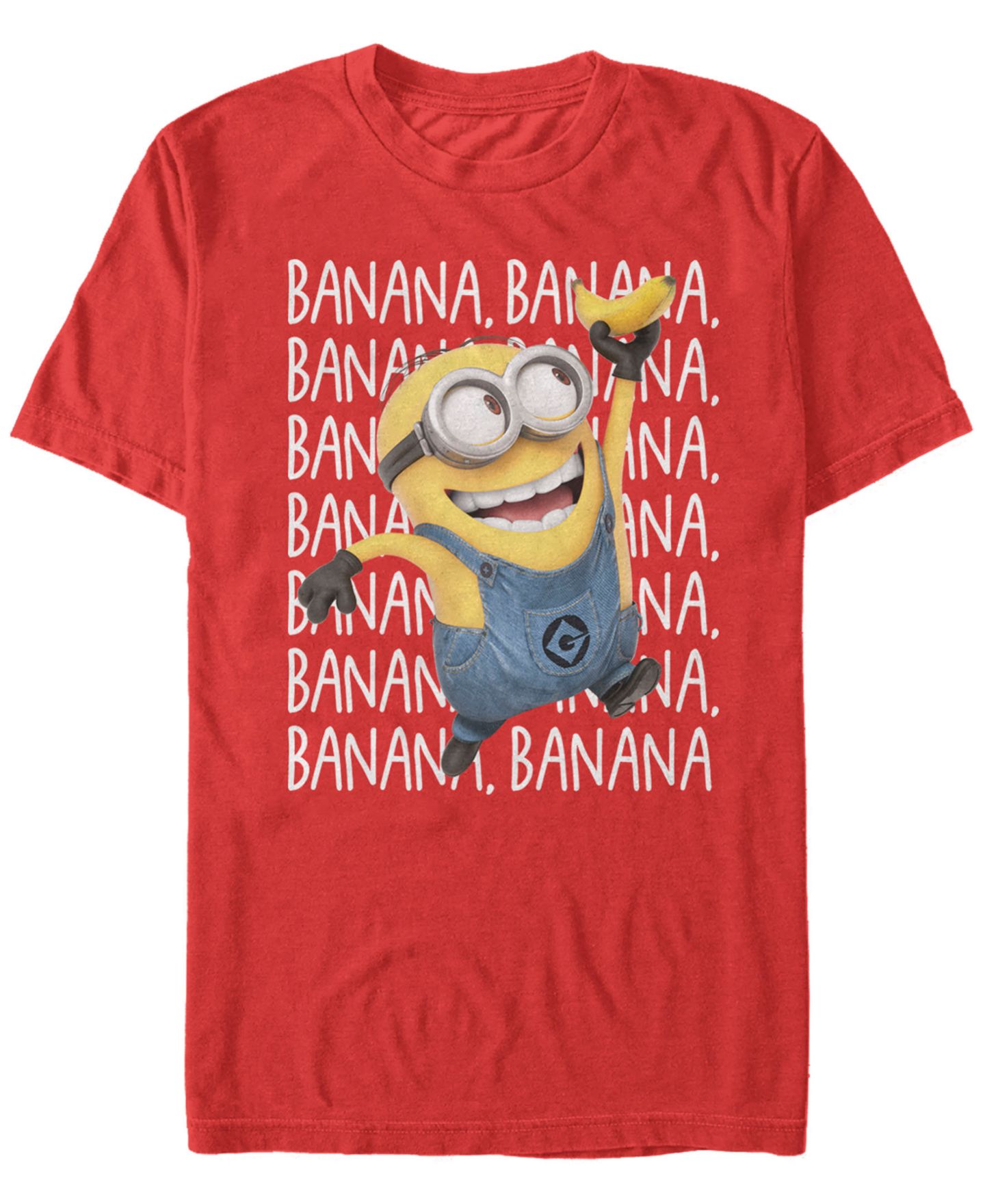 Мужская футболка Fifth Sun Minions Gone Bananas Short Sleeve, цвет: Красный — фото 1