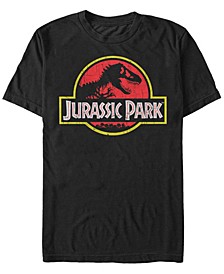 Jurassic Park Men's Classic Original Logo Short Sleeve T-Shirt
