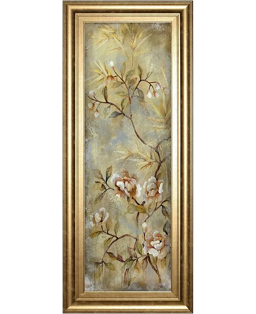 Classy Art Bamboo Floral By Georgie Framed Print Wall Art