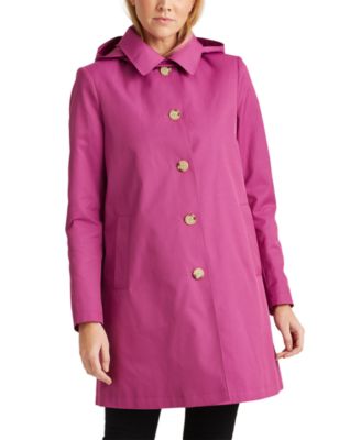 lauren ralph lauren petite single breasted coat