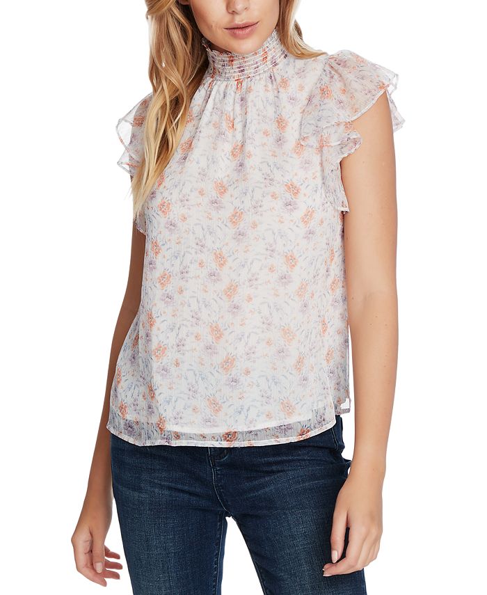 1.STATE Woodland Floral-Print Top - Macy's