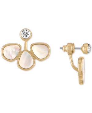 image of Rachel Rachel Roy Gold-Tone Stone Cluster Floater Earrings