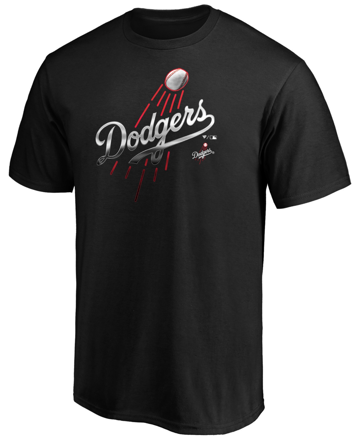 Los Angeles Dodgers Men's Midnight Mascot T-Shirt - Black